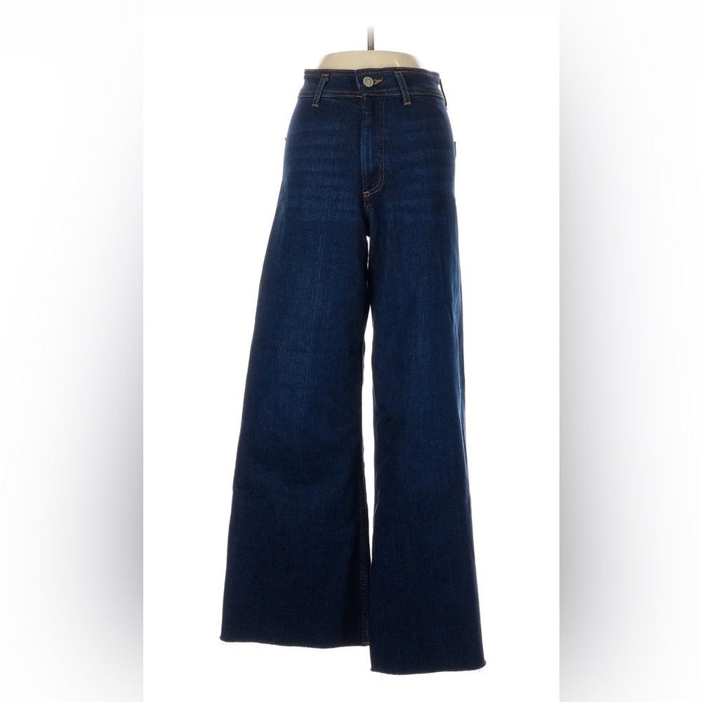 Zara Dark Blue Flare Jeans